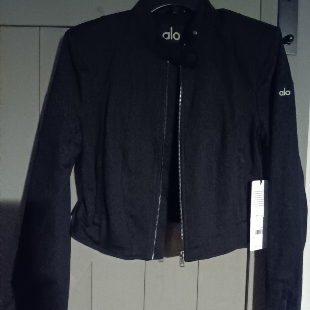 ALO Yoga Black Bomber Jacket